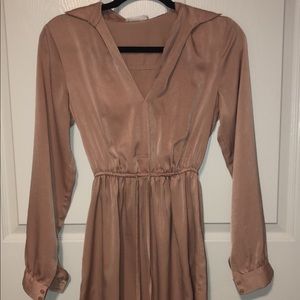 Long sleeve mini dress